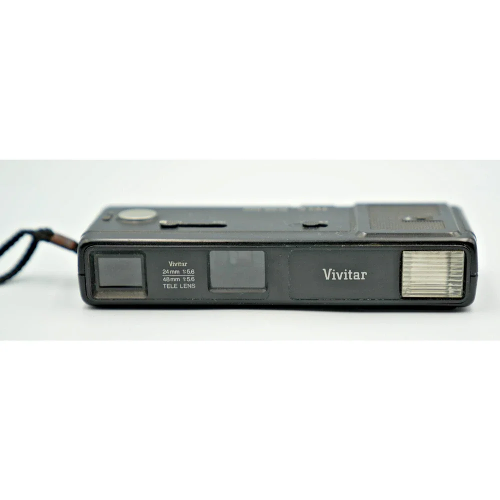 vivitar‎ TELE 835AW 35mm Compact Film Camera – Dual Lens 24/48mm Tested